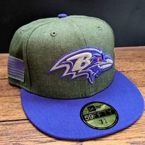 NWT Baltimore Ravens New Era Salute to Service Hat